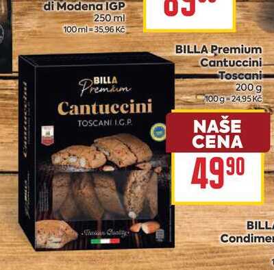 BILLA Premium Cantuccini Toscani 200 g