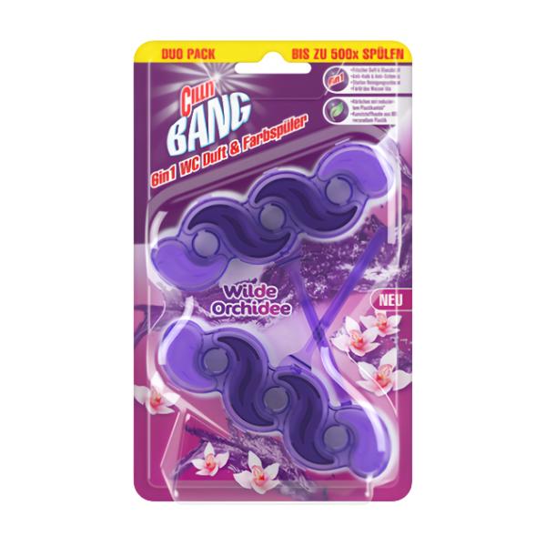 Cillit Bang Tuhý WC blok 6v1 Divoká orchidej