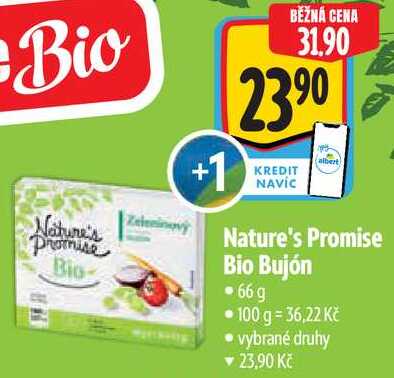 Nature's Promise Bio Bujón, 66 g