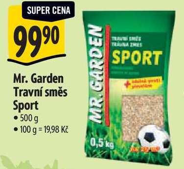 Mr. Garden Travní směs Sport, 500 g