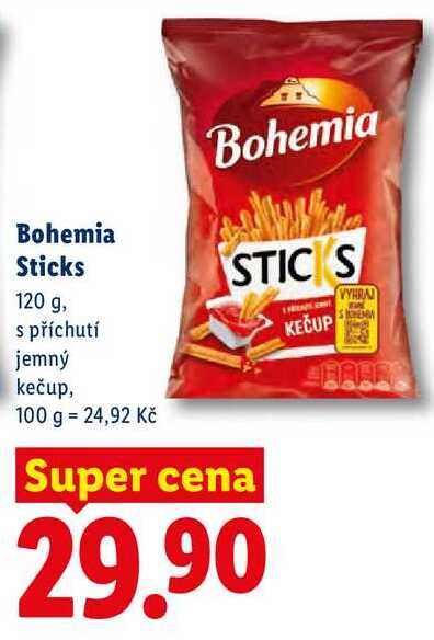 Bohemia Sticks, 120 g