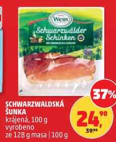 SCHWARZWALDSKÁ ŠUNKA 100 g