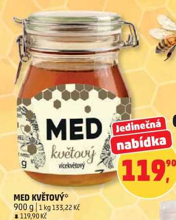 MED KVĚTOVÝ 900 g 