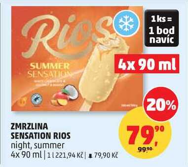 ZMRZLINA SENSATION RIOS, 4x 90 ml