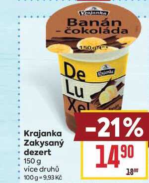 Krajanka Zakysaný dezert 150 g