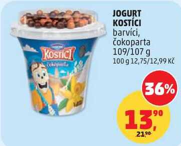 JOGURT KOSTÍCI, 109/107 g 