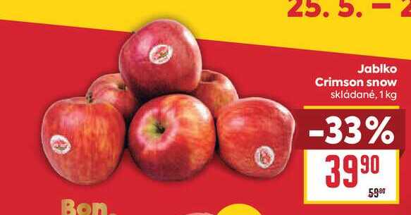 Jablko Crimson snow skládané, 1kg
