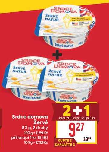 Srdce domova Žervé 80g