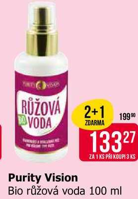 Purity Vision Bio růžová voda 100 ml 