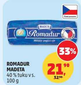 ROMADUR MADETA, 40% tuku