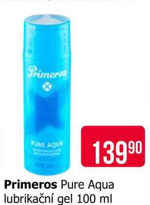 Primeros Pure Aqua lubrikační gel 100 ml