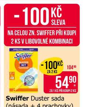 Swiffer Duster sada (násada + 4 prachovky)