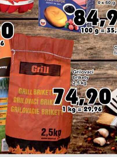 Grilovací brikety 2,5 kg