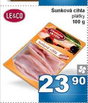 Šunková cihla plátky 100 g