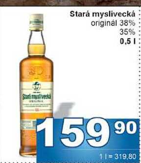Stará myslivecká originál 38% 35% 0,5l
