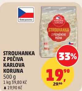 STROUHANKA Z PEČIVA KARLOVA KORUNA 500 g