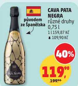 CAVA PATA NEGRA, 0,75 l