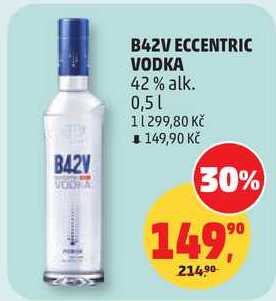 B42V ECCENTRIC VODKA, 0,5 l
