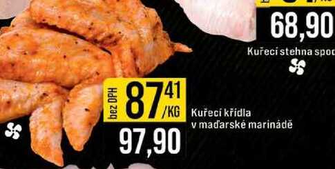 Kuřecí křidla v maďarské marinádě 1kg