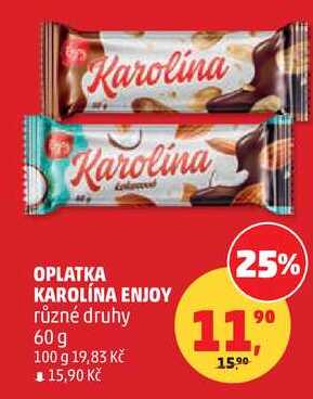 OPLATKA KAROLÍNA ENJOY, 60 g 