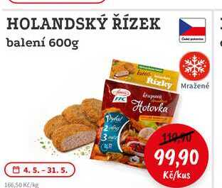 HOLANDSKÝ ŘÍZEK balení 600g