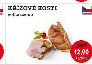 KŘÍŽOVÉ KOSTI velké uzené 100g