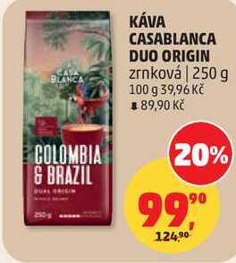 KÁVA CASABLANCA DUO ORIGIN, 250 g  