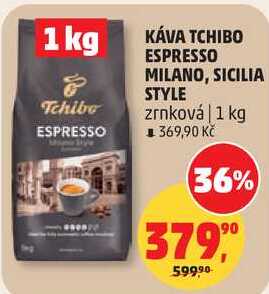 KÁVA TCHIBO ESPRESSO MILANO, SICILIA STYLE , 1 kg