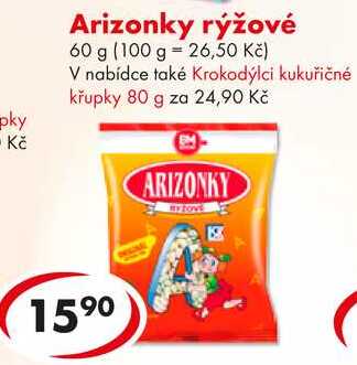Arizonky rýžové, 60 g