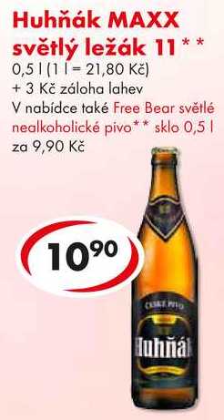 Huhňák MAXX světlý ležák 11, 0,5 l