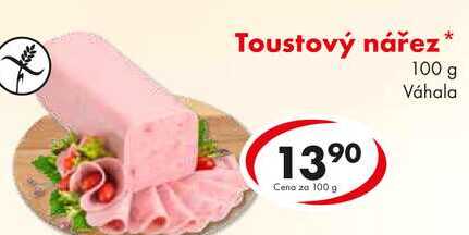 Toustový nářez, 100 g