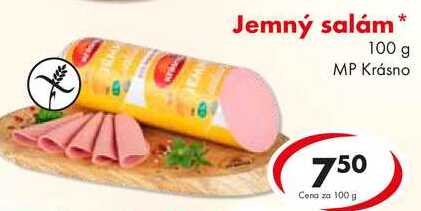 Jemný salám, 100 g 