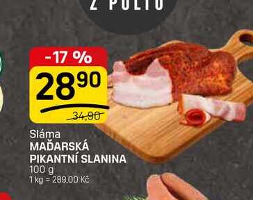 MAĎARSKÁ PIKANTNÍ SLANINA 100 g