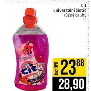 Cit univerzální čistič různé druhy 1l