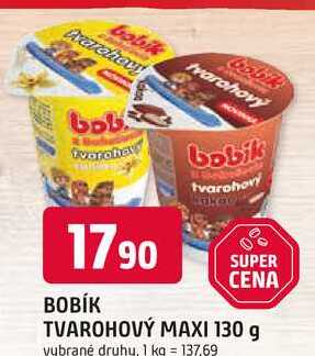 BOBÍK TVAROHOVÝ MAXI 130 g
