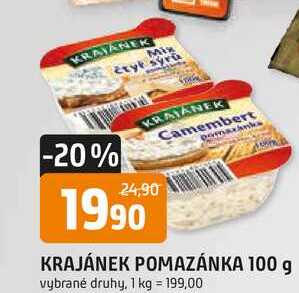 KRAJÁNEK POMAZÁNKA 100 g