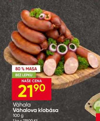 Váhala Váhalova klobása 100 g 