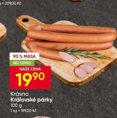 Krásno Královské párky 100 g