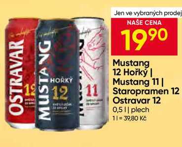 Hořký Mustang 11 0,5 l plech