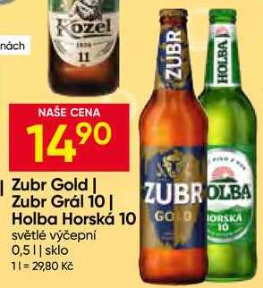 Holba Horská 10 světlé výčepní 0,5l