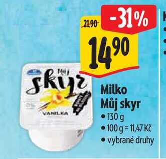 Milko Můj skyr 130 g