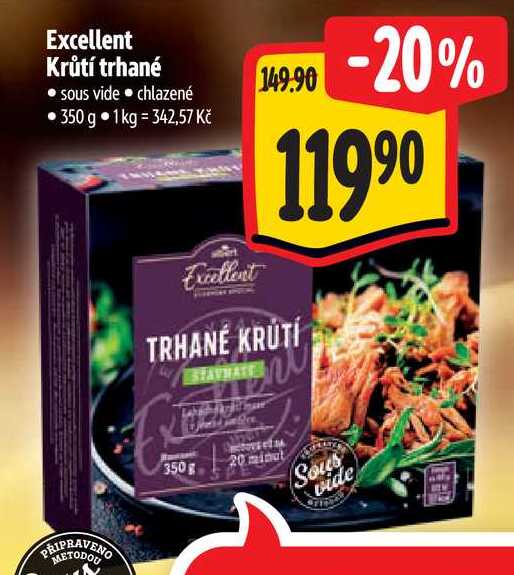 Excellent Krůtí trhané, 350 g
