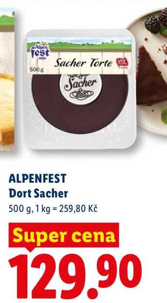 ALPENFEST Dort Sacher, 500 g 