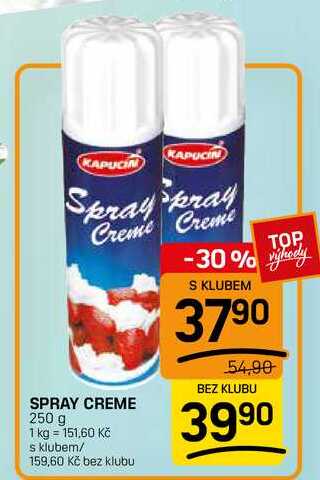 SPRAY CREME 250 g