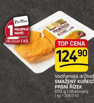 SMAŽENÝ KUŘECÍ PRSNÍ ŘÍZEK 600 g | obalovaný