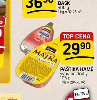 PAŠTIKA HAMÉ vybrané druhy 105 g