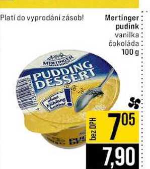 Mertinger pudink vanilka čokoláda 100 g
