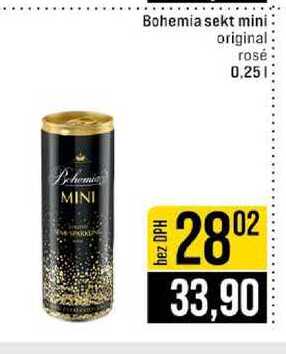 Bohemia sekt mini original rosé 0.25l