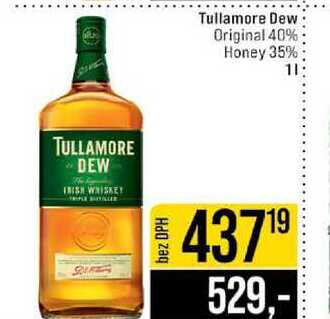 Tullamore Dew Original 40% Honey 35% 1l