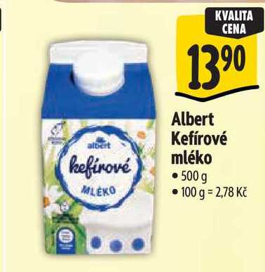 Albert Kefírové mléko, 500 g
